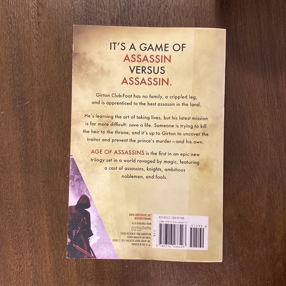 Age of Assassins by RJ Barker (paperback) 1: The Wounded Kingdom - Picture 6 of 7